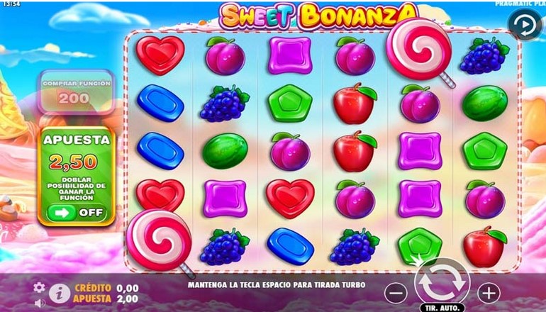 Estética y temática del slot Sweet Bonanza